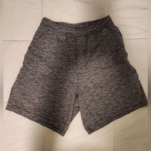 Lululemon, Pace Breaker Linerless 7" Shorts, Small, Speckled Heather Palm Deco
